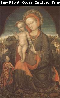 Jacopo Bellini THe Virgin and Child Adored by Lionello d'Este (mk05)